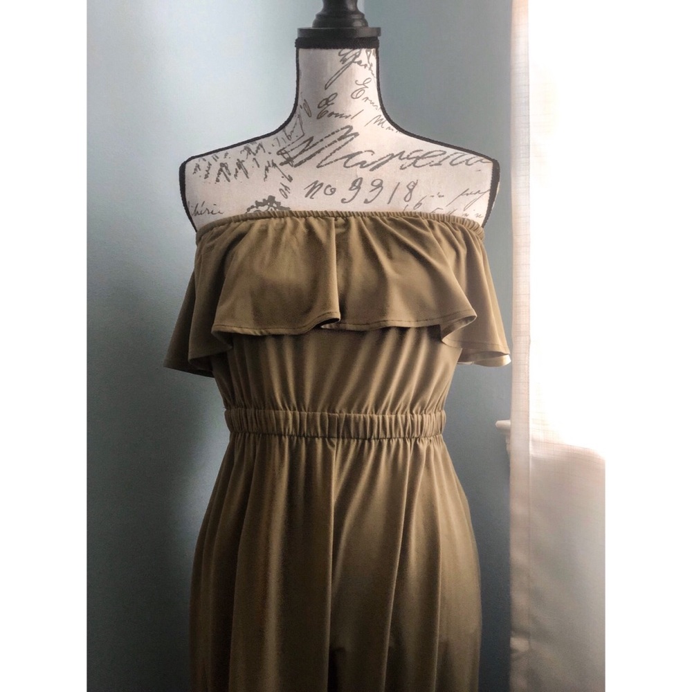 Meant To Be Jumpsuit In Olive